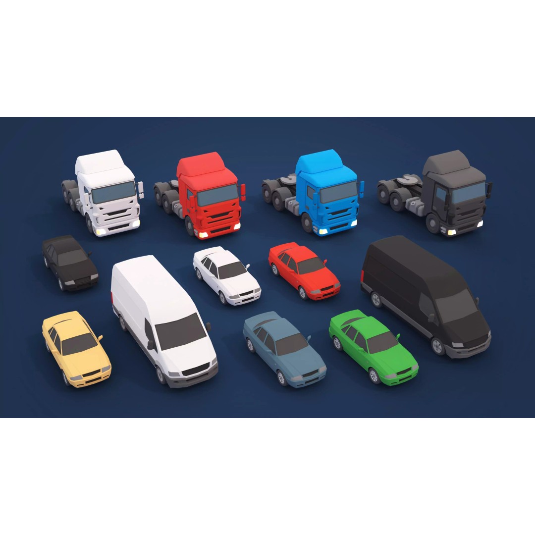 Logging Facility 3D Model – Low Poly Industrial Asset, FBX/Blender - View 46