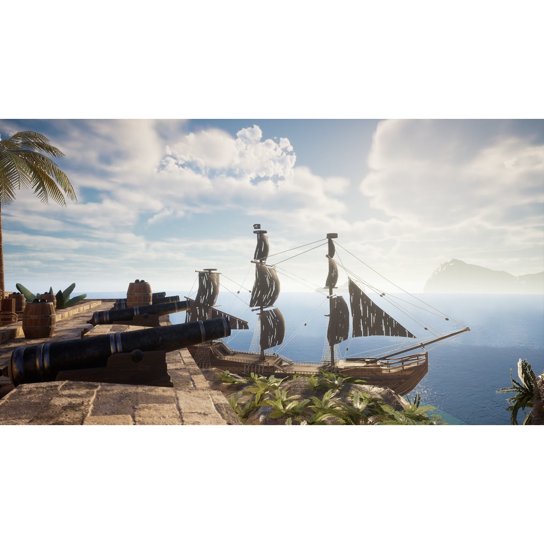 Modular Pirate Island 3D Model – Low Poly Game Asset, FBX & Unreal Engine - View 11