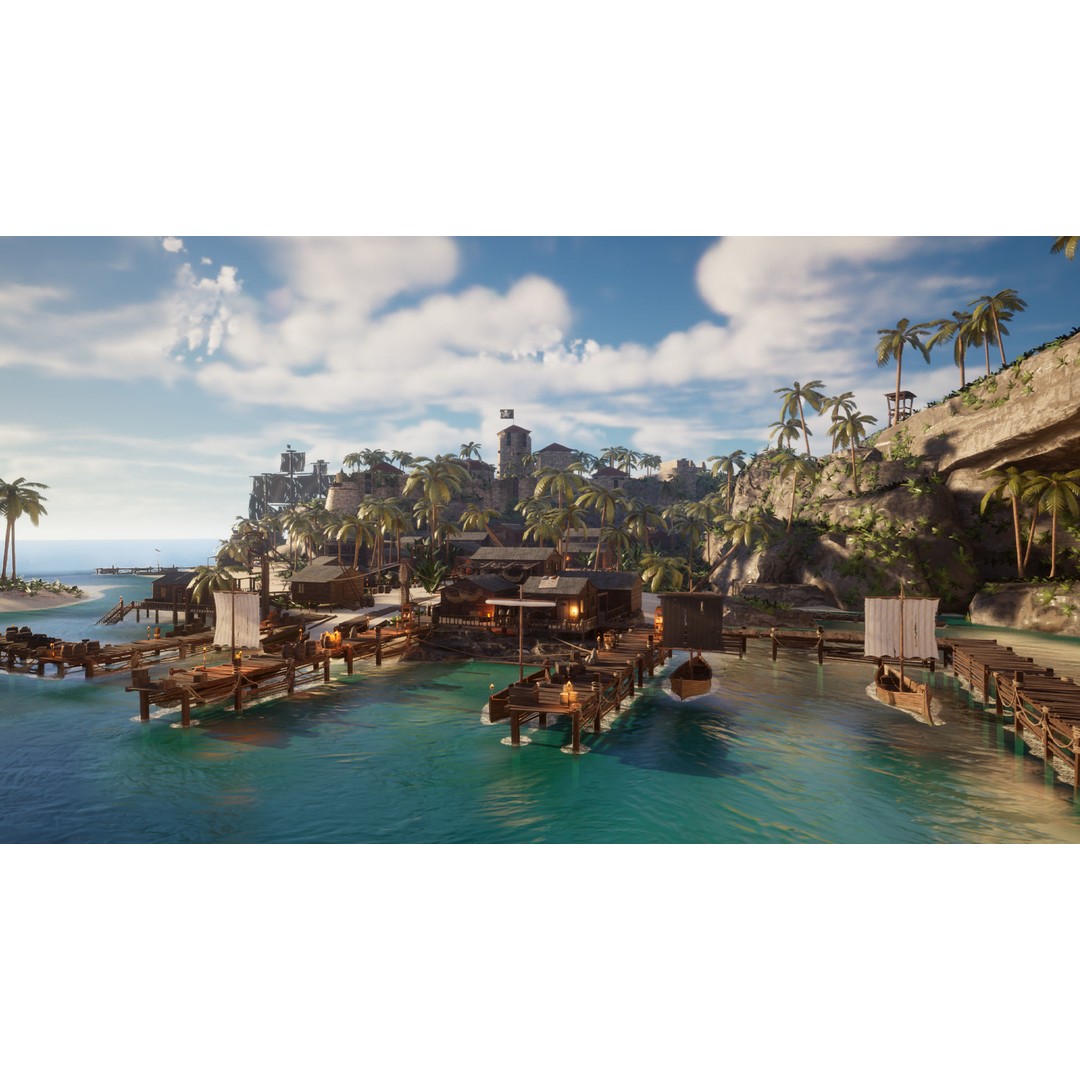 Modular Pirate Island 3D Model – Low Poly Game Asset, FBX & Unreal Engine - View 19