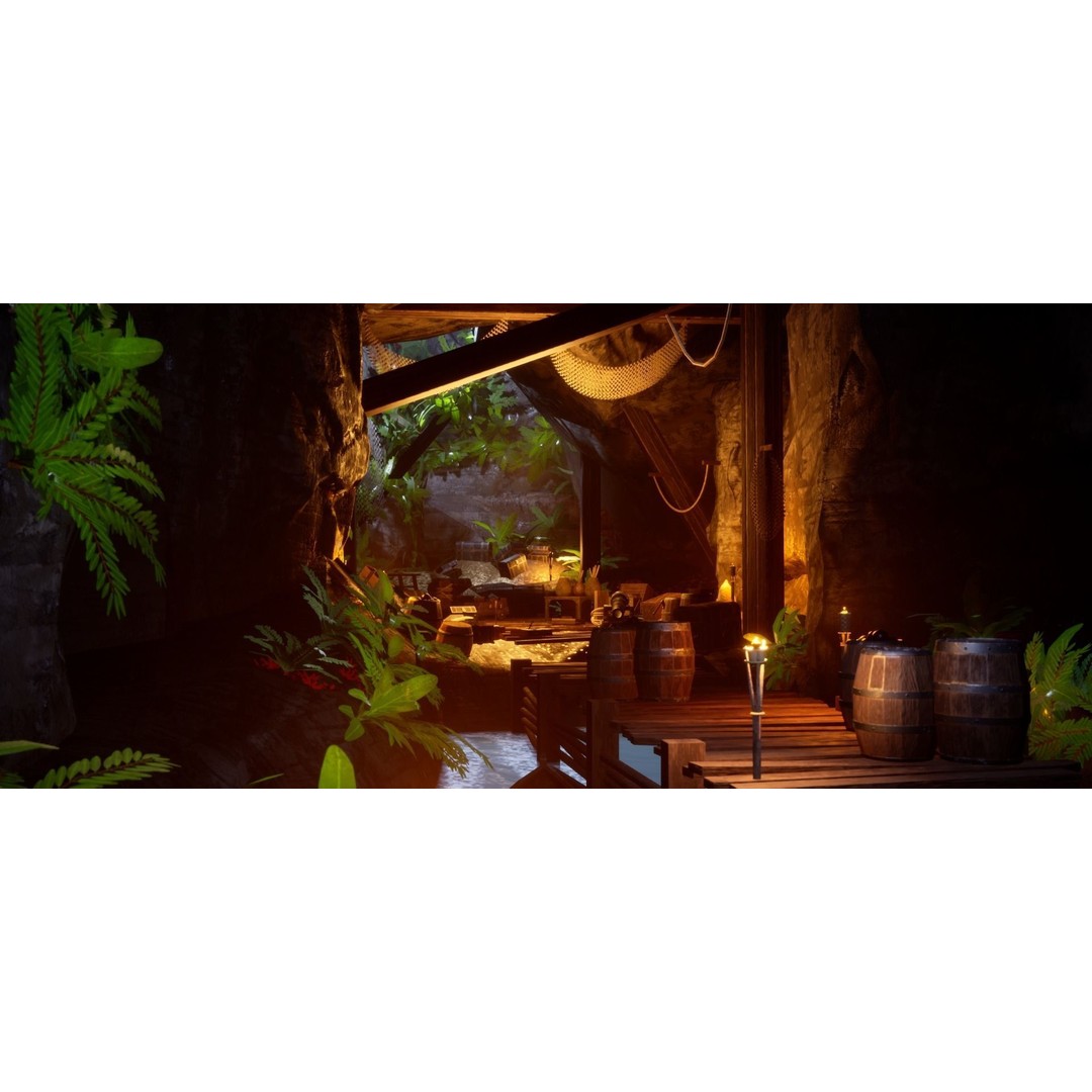 Modular Pirate Island 3D Model – Low Poly Game Asset, FBX & Unreal Engine - View 24
