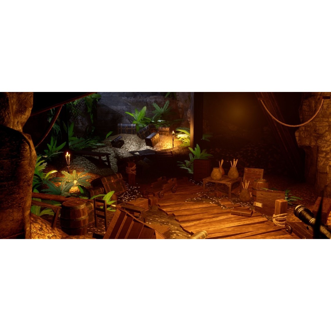 Modular Pirate Island 3D Model – Low Poly Game Asset, FBX & Unreal Engine - View 28