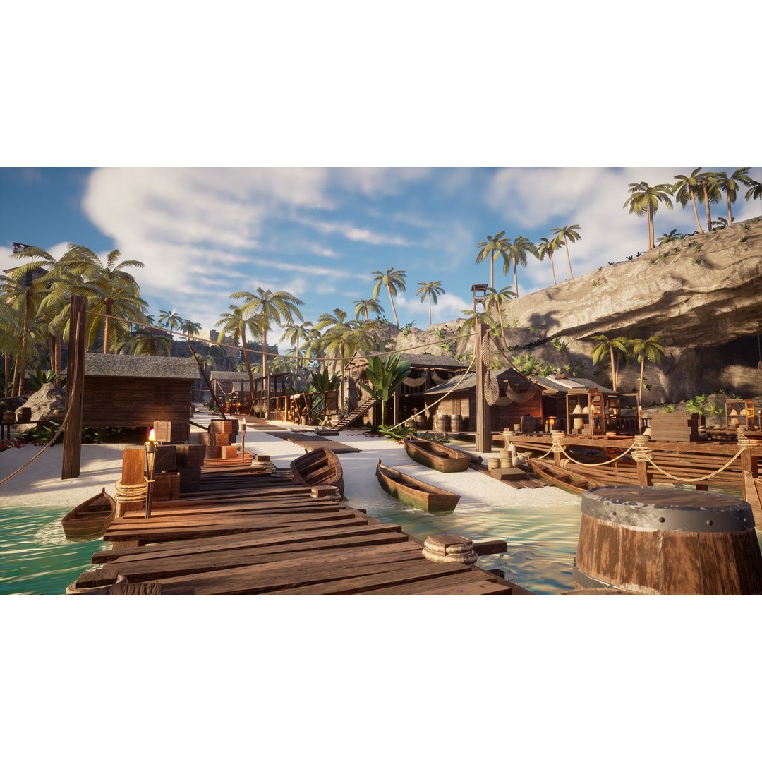 Modular Pirate Island 3D Model – Low Poly Game Asset, FBX & Unreal Engine - View 6
