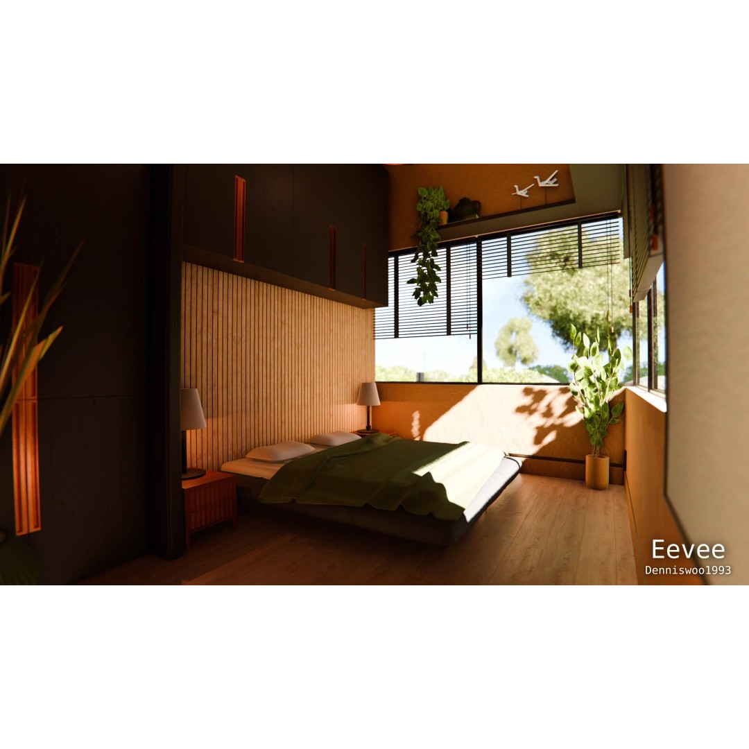Modern Modular House 3D Model – High Poly Blender Villa, FBX - View 15