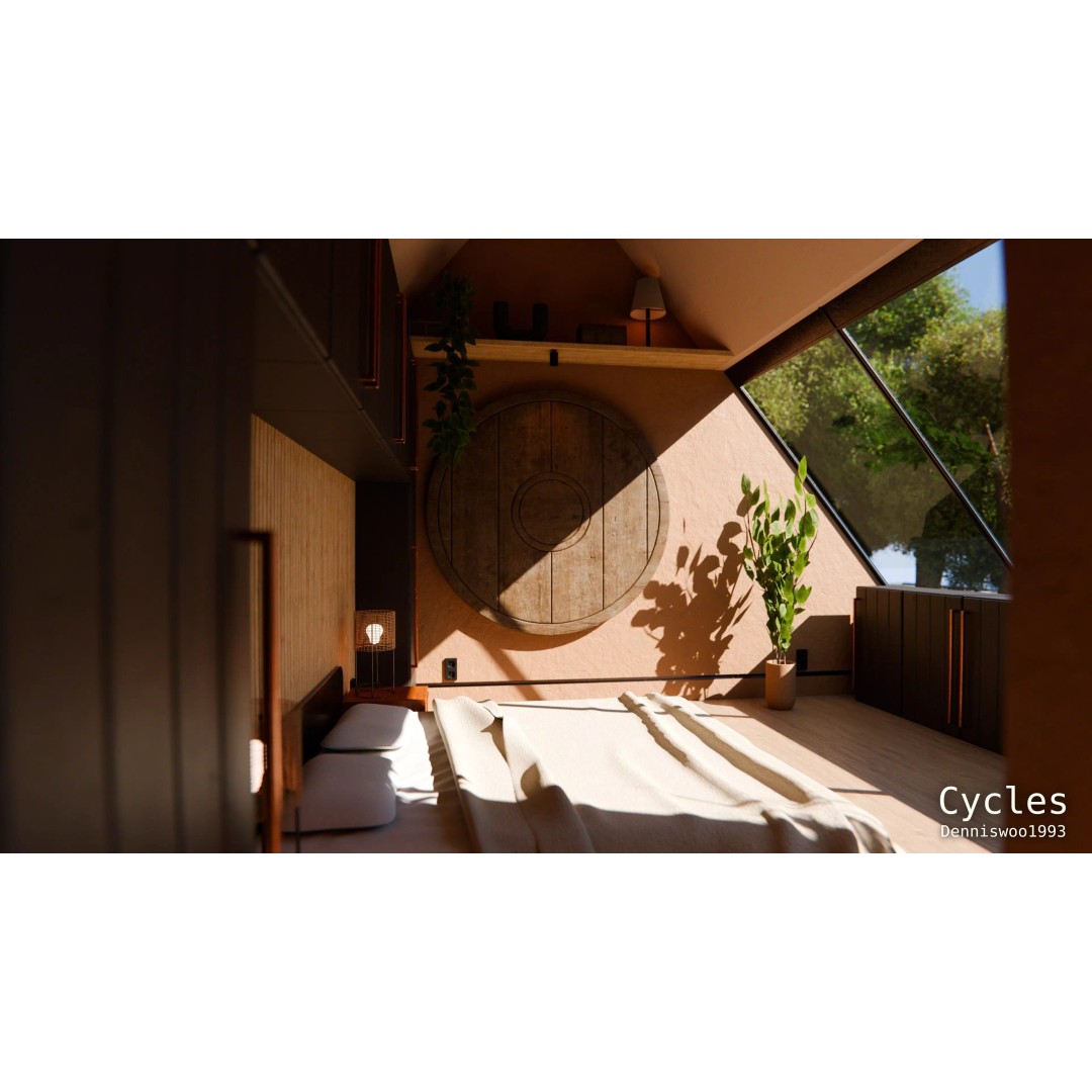 Modern Modular House 3D Model – High Poly Blender Villa, FBX - View 7
