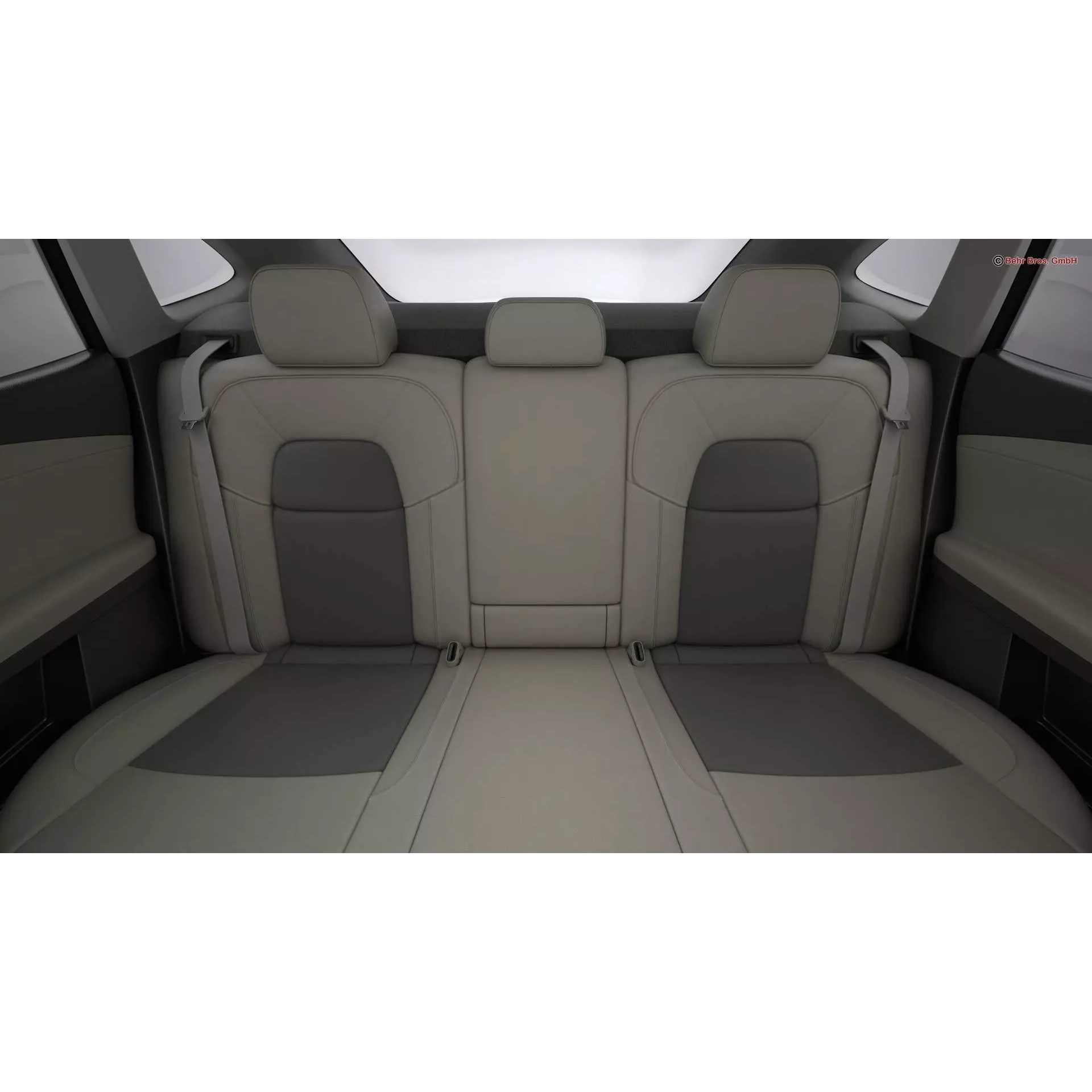 Generic Modern Upper Class SUV Coupe - Game-Ready 3D Model - View 15