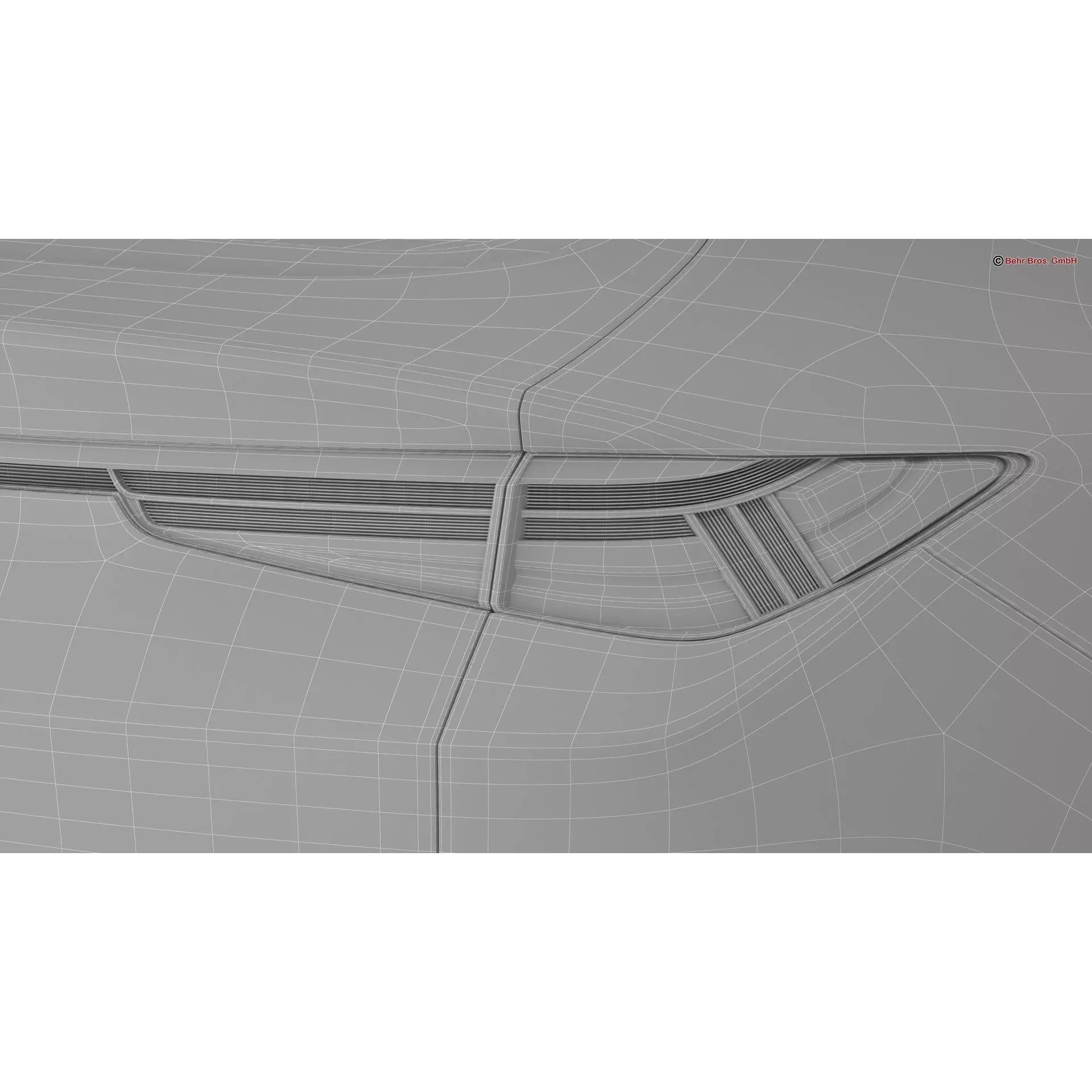 Generic Modern Upper Class SUV Coupe - Game-Ready 3D Model - View 27