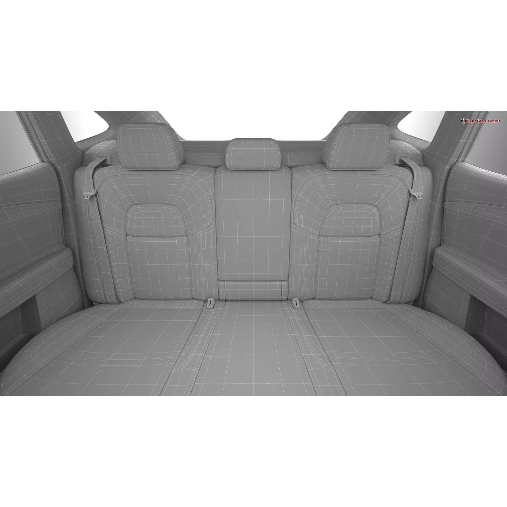 Generic Modern Upper Class SUV Coupe - Game-Ready 3D Model - View 30