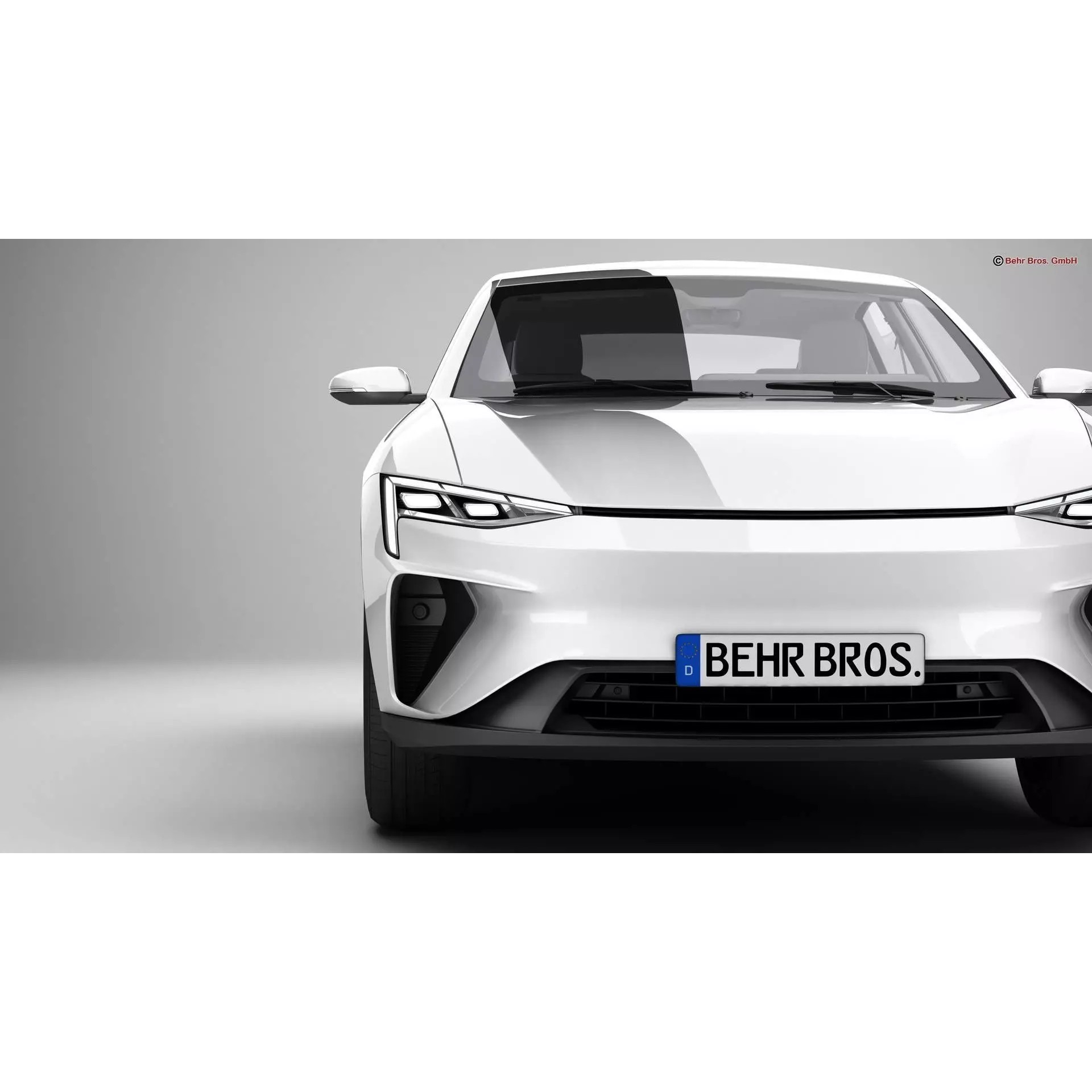 Generic Modern Upper Class SUV Coupe - Game-Ready 3D Model - View 9