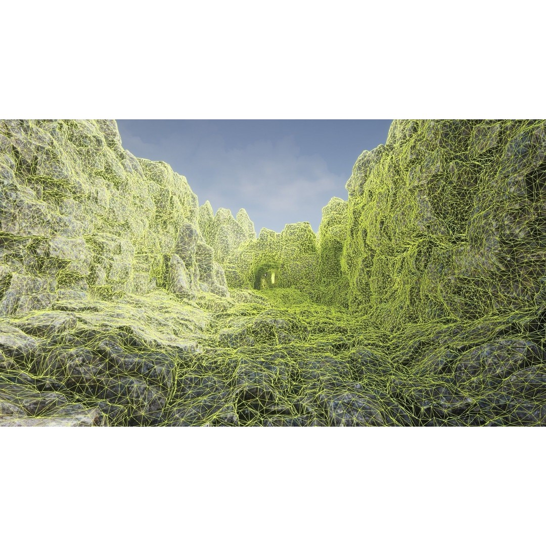 Rock Cliffs 3D Model – Low Poly Landscape Asset Pack, FBX - View 26
