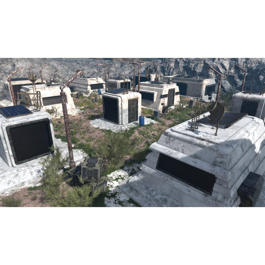 Abandoned Future Settlement 3D Model – High-Quality Environment, PBR Textures - View 16