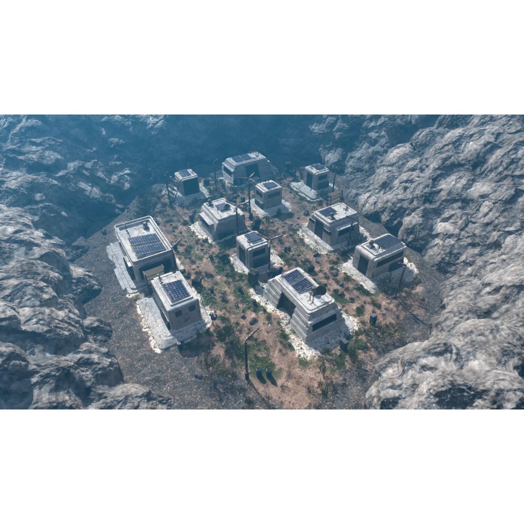 Abandoned Future Settlement 3D Model – High-Quality Environment, PBR Textures - View 21