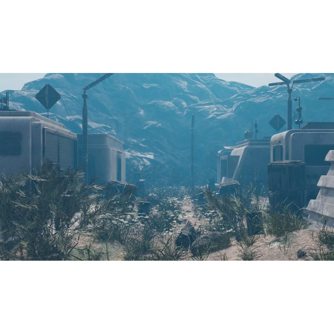 Abandoned Future Settlement 3D Model – High-Quality Environment, PBR Textures - View 30