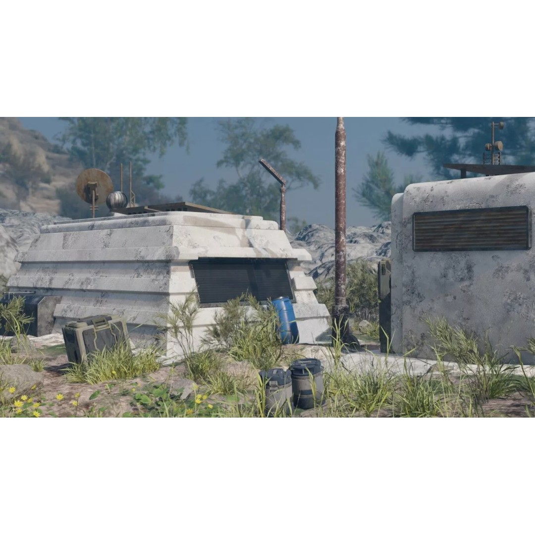 Abandoned Future Settlement 3D Model – High-Quality Environment, PBR Textures - View 34
