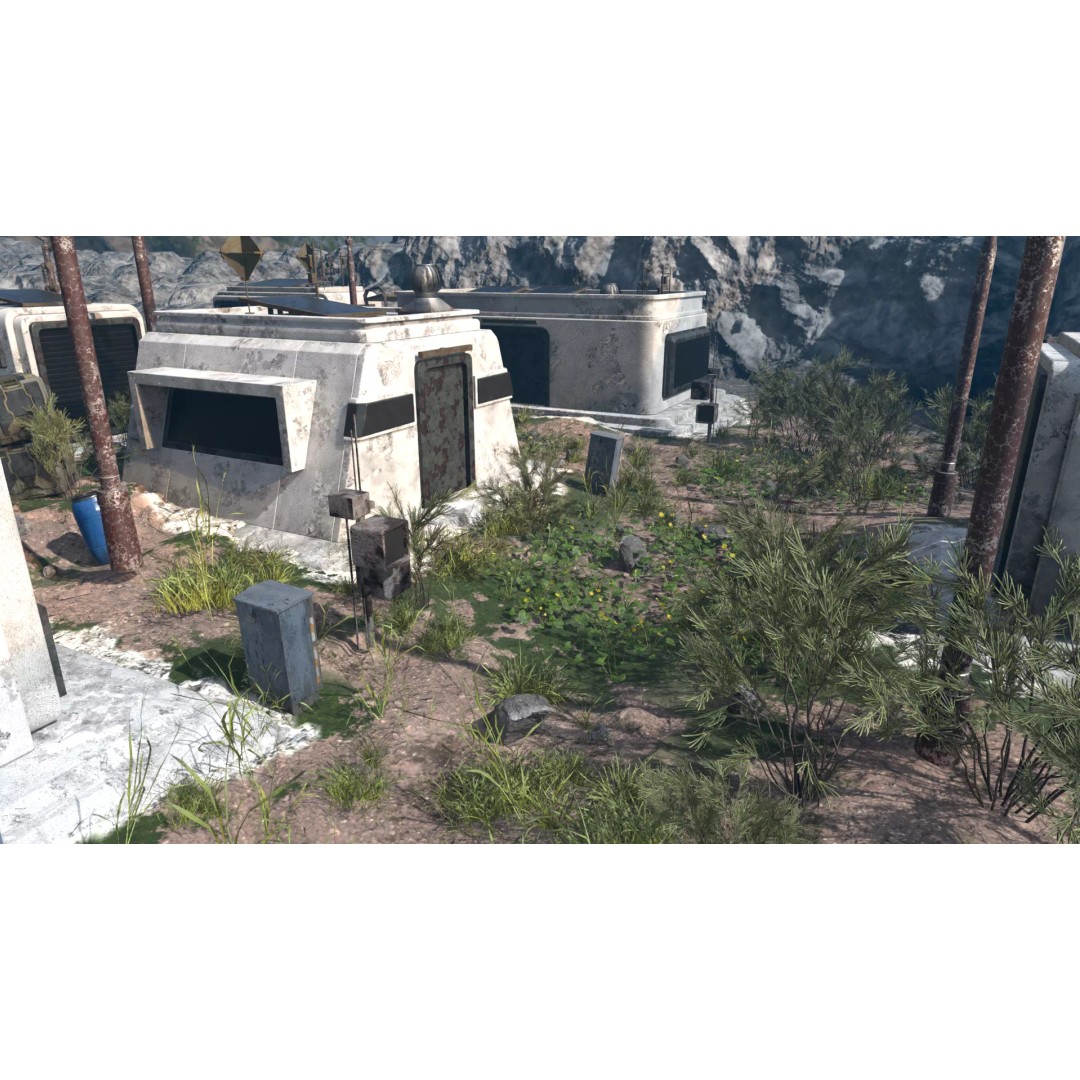 Abandoned Future Settlement 3D Model – High-Quality Environment, PBR Textures - View 5