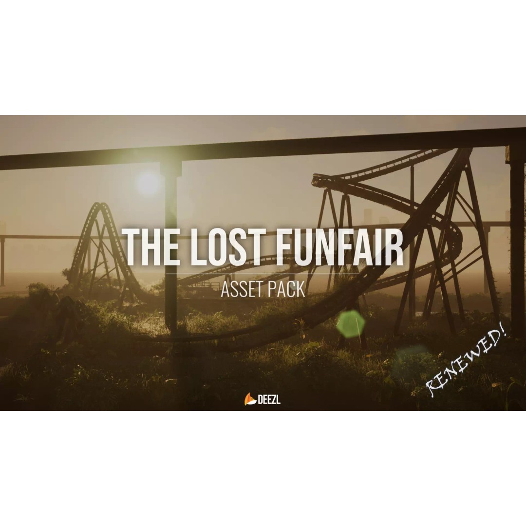 The Lost Funfair 3D Model – Low Poly Asset Pack, Game Ready, FBX - View 2