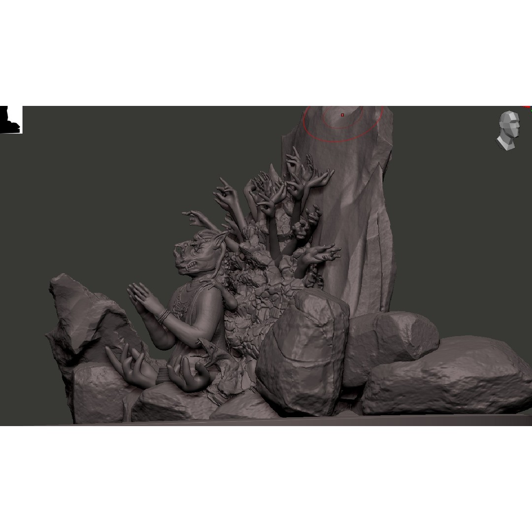 Fantasy Temple 3D Model – Mystical Outdoor Asset Pack, PBR Textures