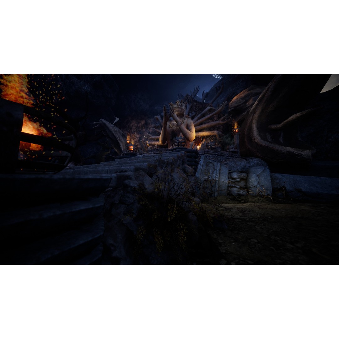 Fantasy Temple 3D Model – Mystical Outdoor Asset Pack, PBR Textures - View 3