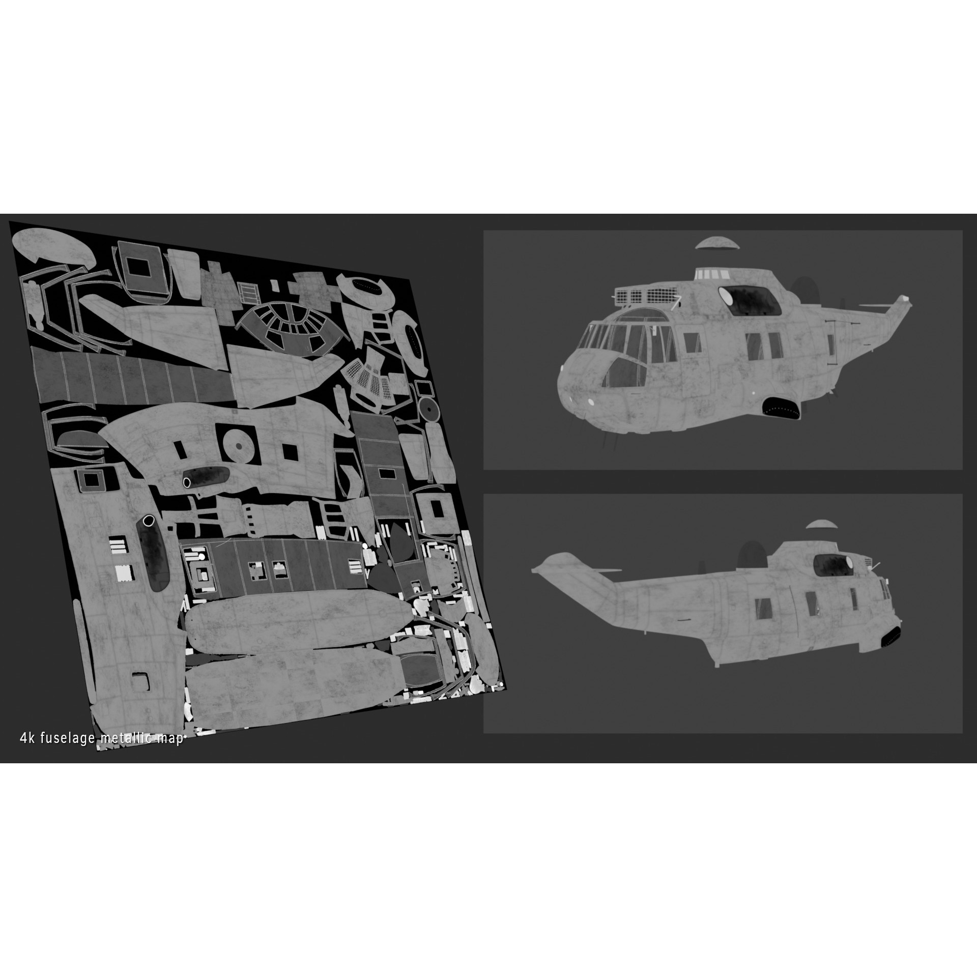 Westland Sea King HAR3 - Rigged Game-Ready 3D Model - View 27