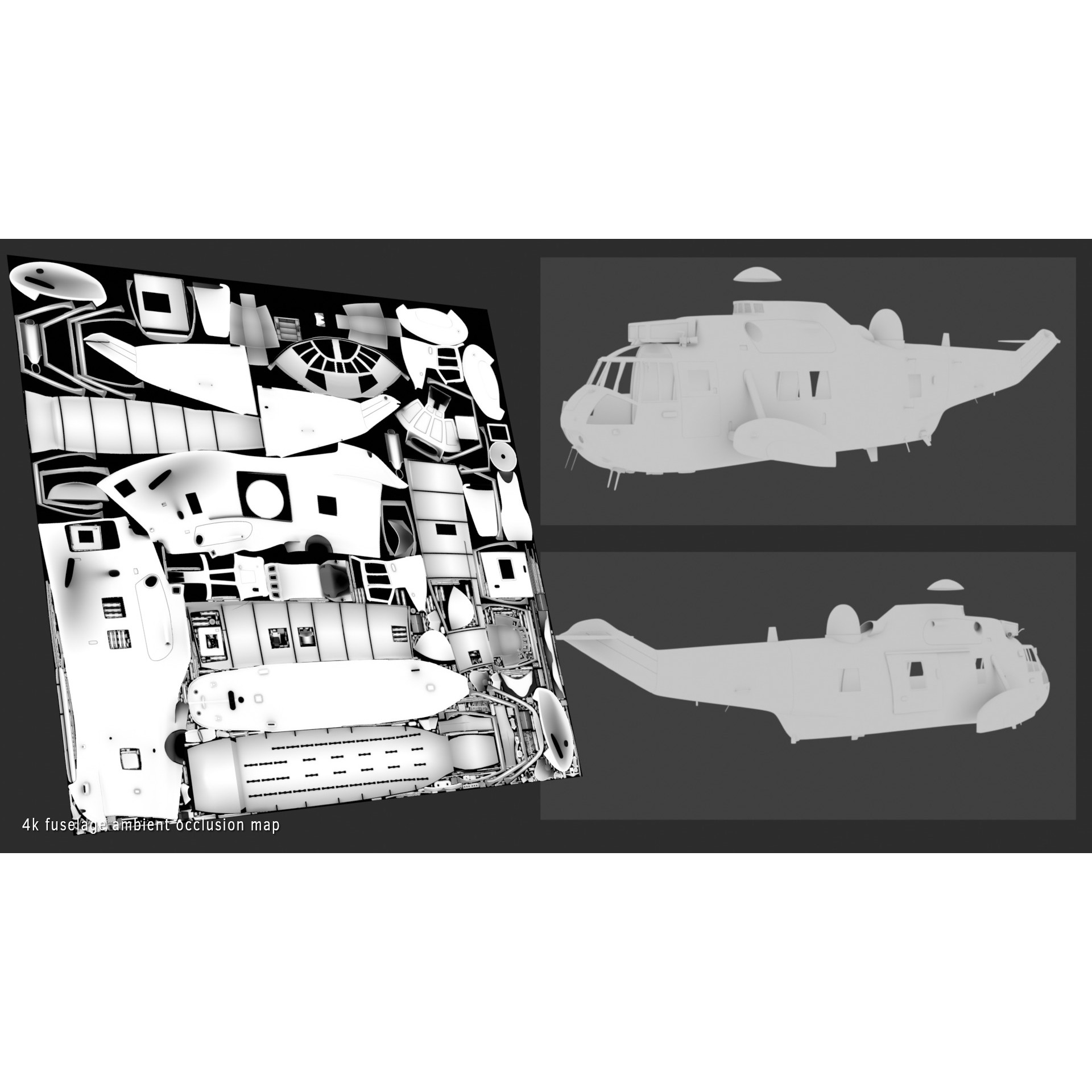 Westland Sea King HAR3 - Rigged Game-Ready 3D Model - View 30