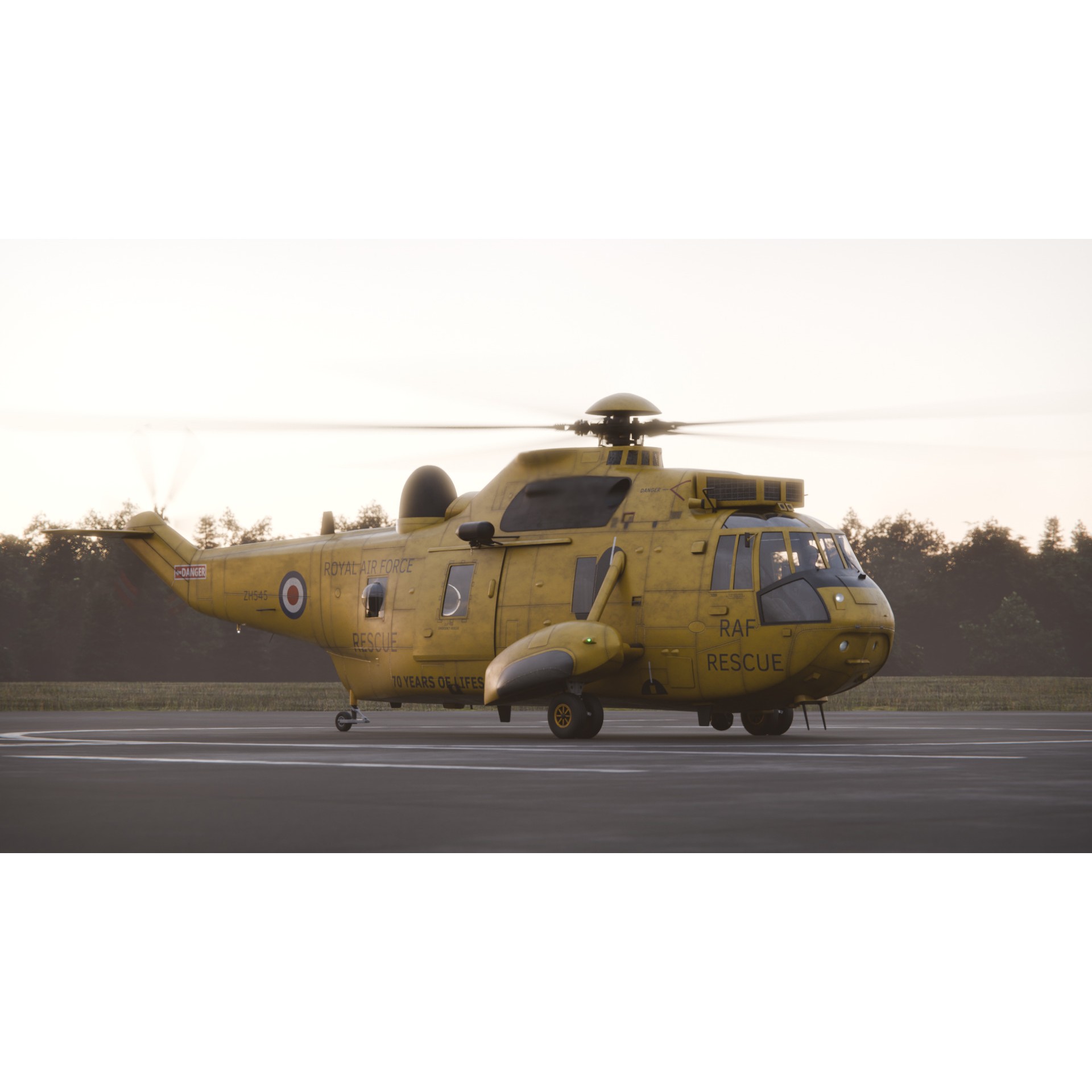 Westland Sea King HAR3 - Rigged Game-Ready 3D Model - View 5
