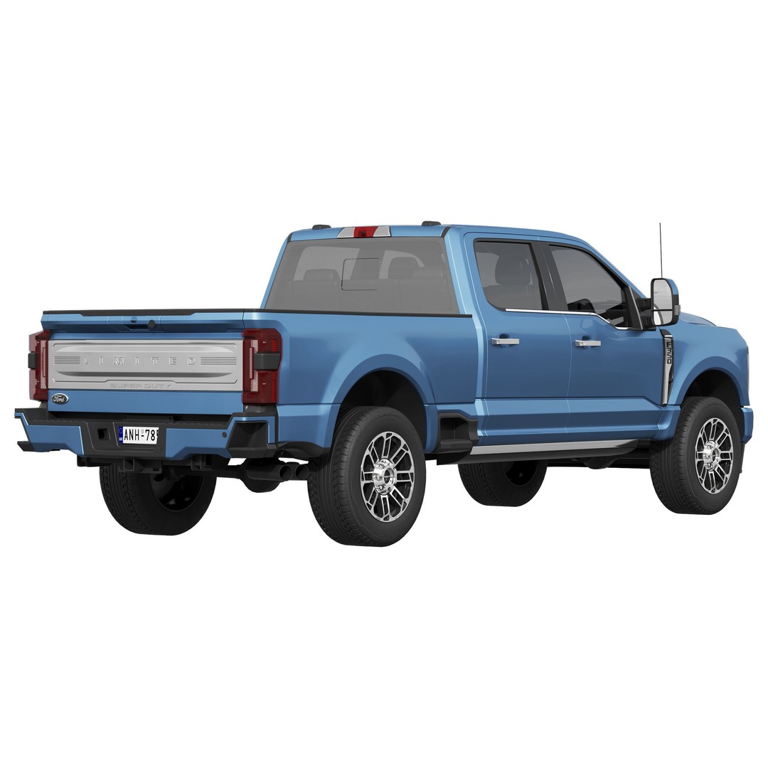 F-350 Super Duty Limited Edition 2024 3D Model – High Poly PBR SUV Asset, FBX - View 5