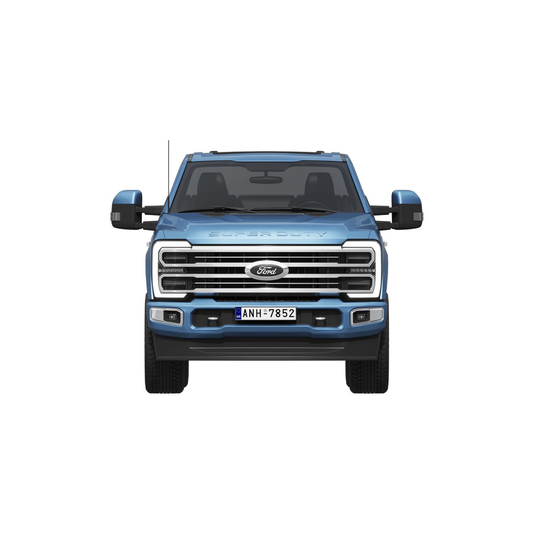 F-350 Super Duty Limited Edition 2024 3D Model – High Poly PBR SUV Asset, FBX - View 8