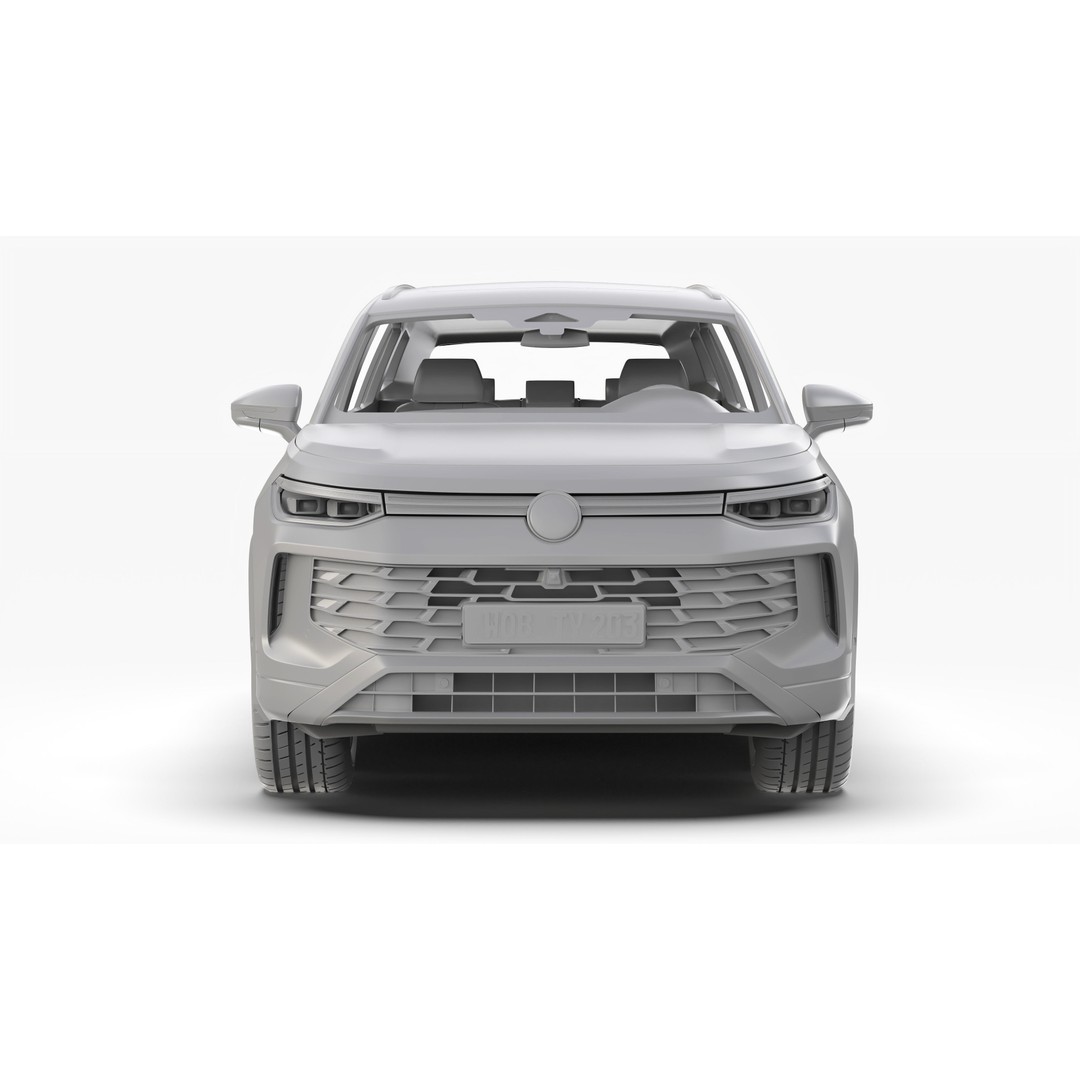 Volkswagen Tayron 2025 3D Model – High Poly SUV Asset, FBX/OBJ - View 15