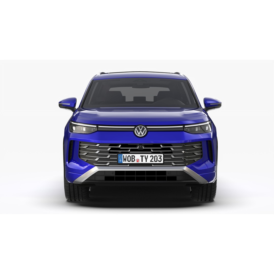 Volkswagen Tayron 2025 3D Model – High Poly SUV Asset, FBX/OBJ - View 6
