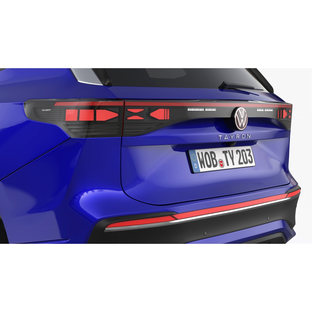 Volkswagen Tayron 2025 3D Model – High Poly SUV Asset, FBX/OBJ - View 9