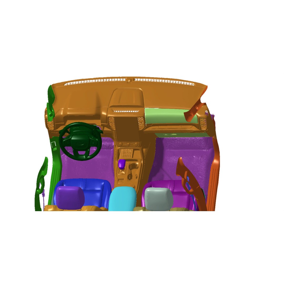 Ranger WILDTRAK 4WD 2024 3D Model – High Detail Scanned Vehicle, STL