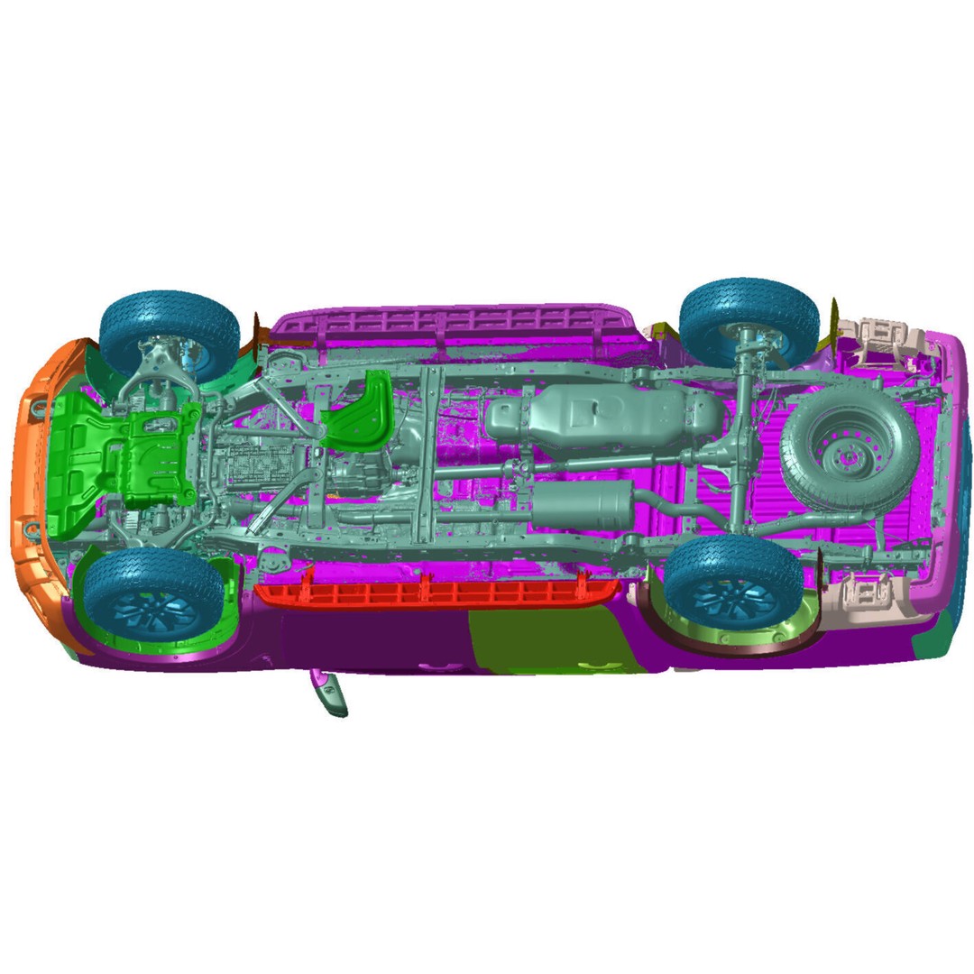 Ranger WILDTRAK 4WD 2024 3D Model – High Detail Scanned Vehicle, STL - View 11