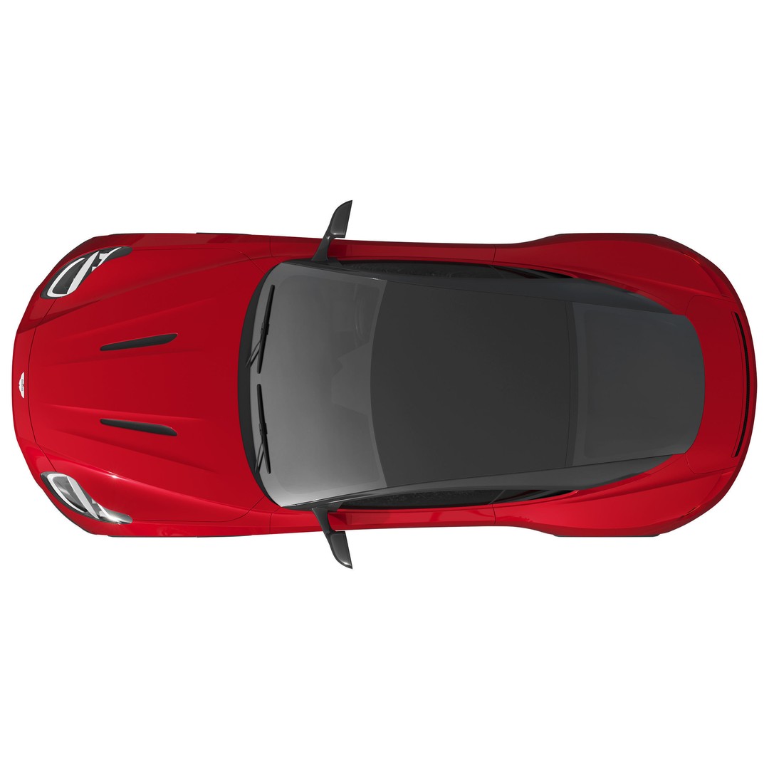 Aston Martin DB12 3D Model – High Poly Car Asset, FBX, OBJ - View 10