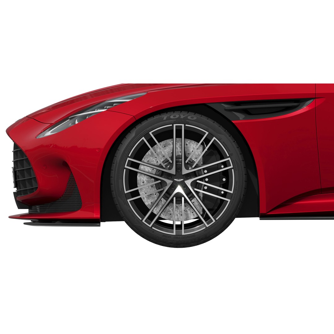 Aston Martin DB12 3D Model – High Poly Car Asset, FBX, OBJ - View 12