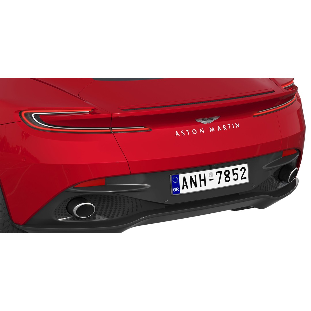 Aston Martin DB12 3D Model – High Poly Car Asset, FBX, OBJ - View 13