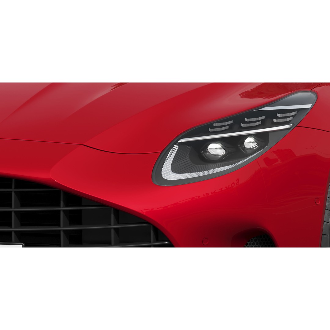 Aston Martin DB12 3D Model – High Poly Car Asset, FBX, OBJ - View 14