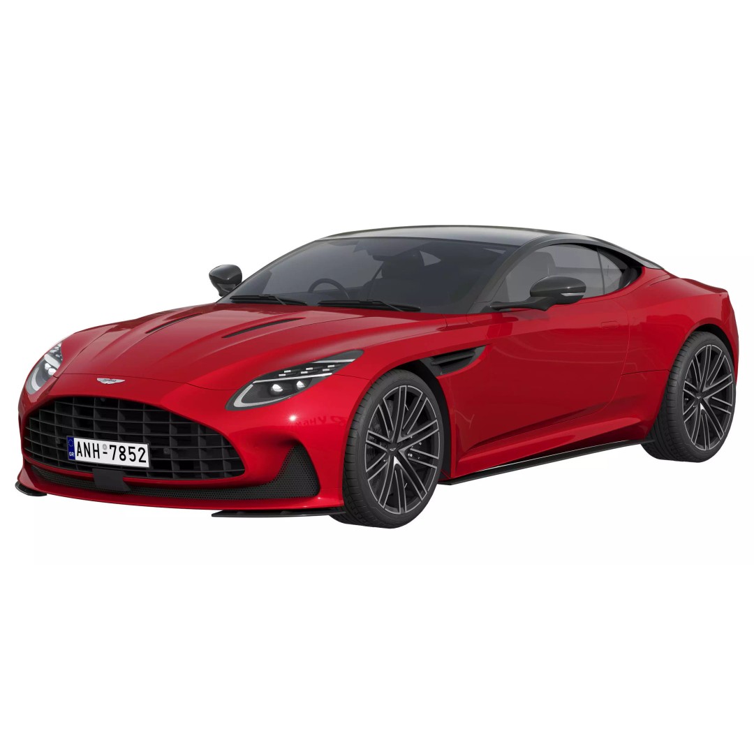 Aston Martin DB12 3D Model – High Poly Car Asset, FBX, OBJ - View 2