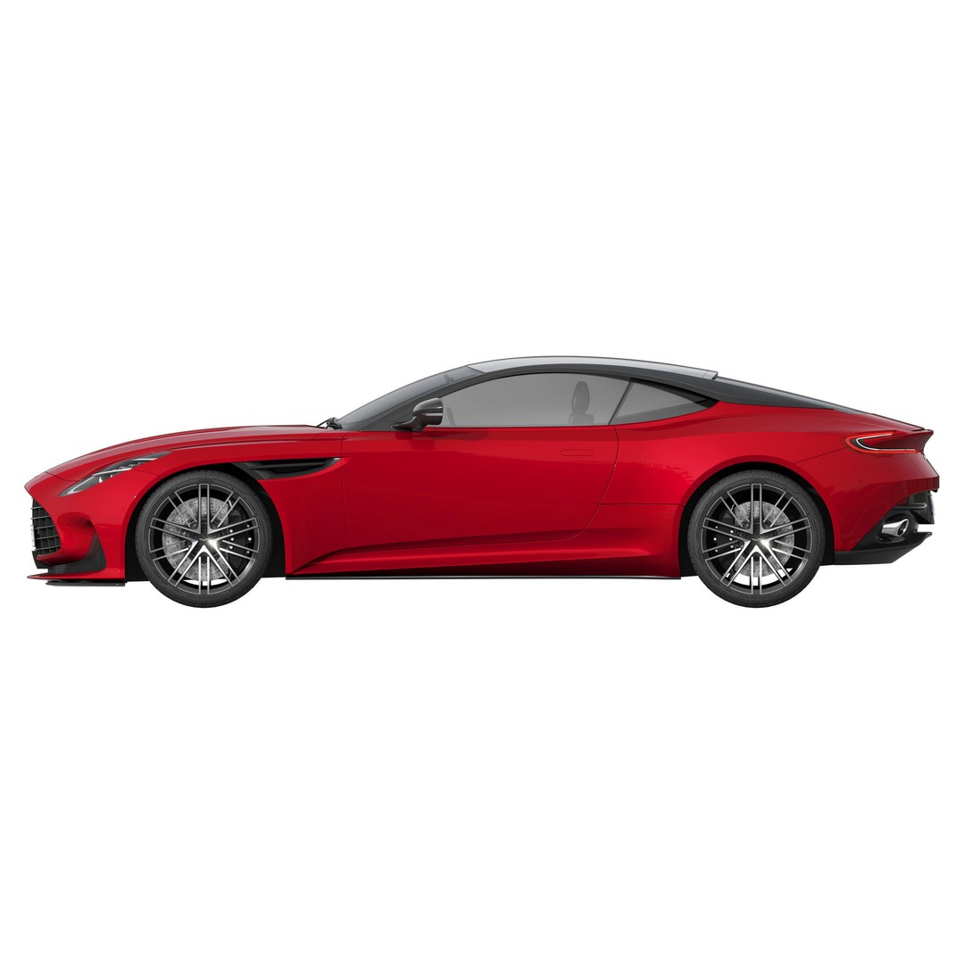 Aston Martin DB12 3D Model – High Poly Car Asset, FBX, OBJ - View 7