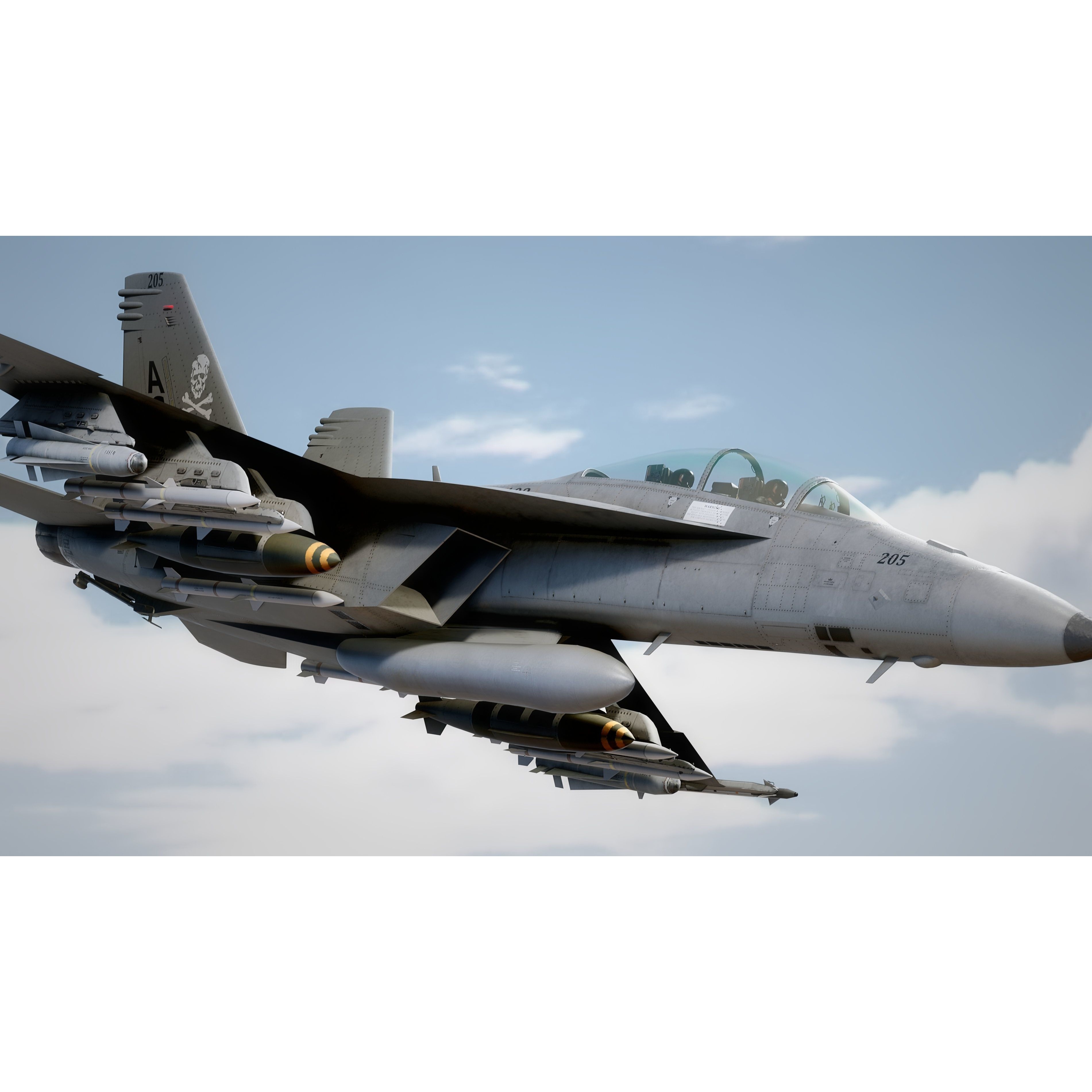 F18F Super Hornet - Low-Poly Game-Ready 3D Model - View 20