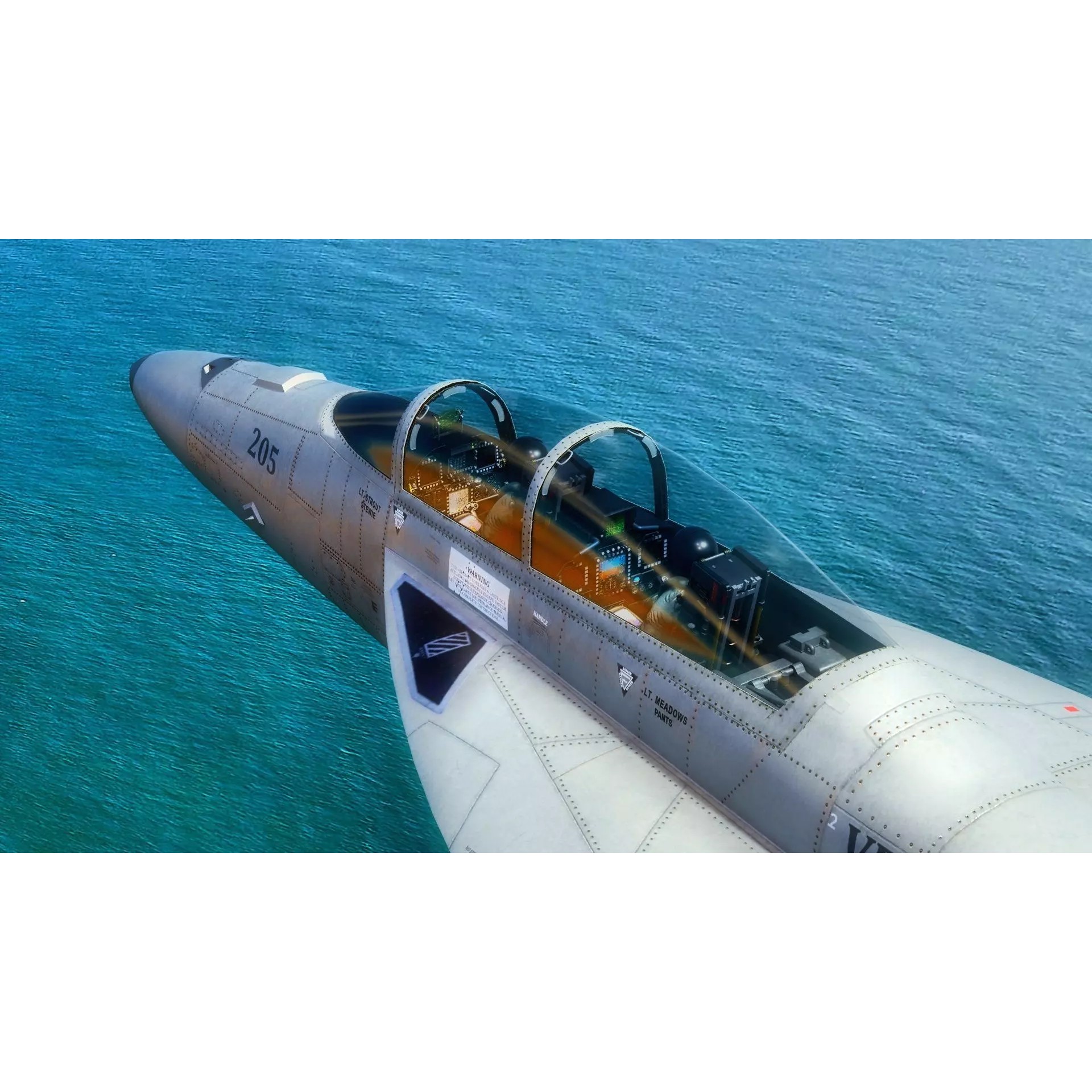 F18F Super Hornet - Low-Poly Game-Ready 3D Model - View 41