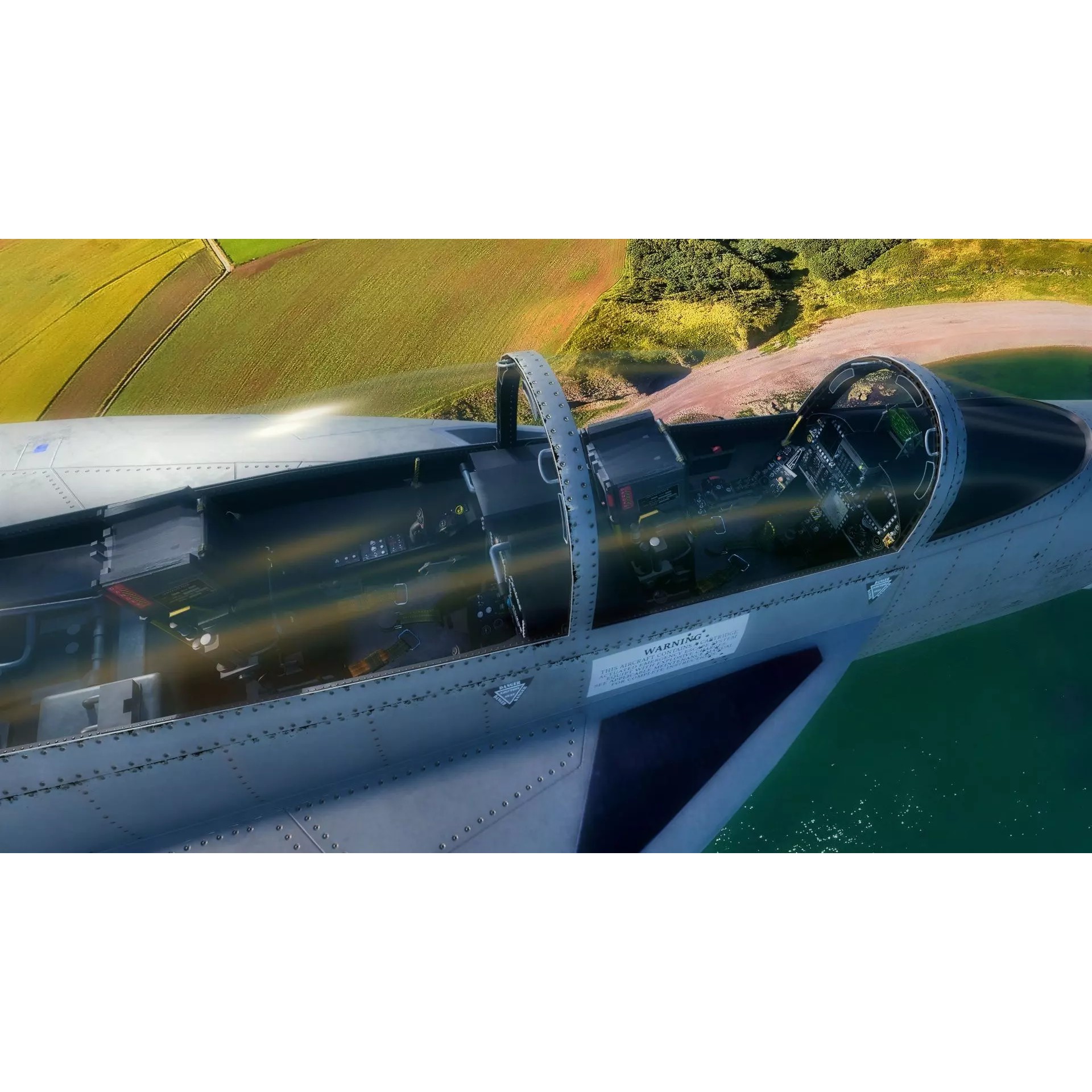 F18F Super Hornet - Low-Poly Game-Ready 3D Model - View 43