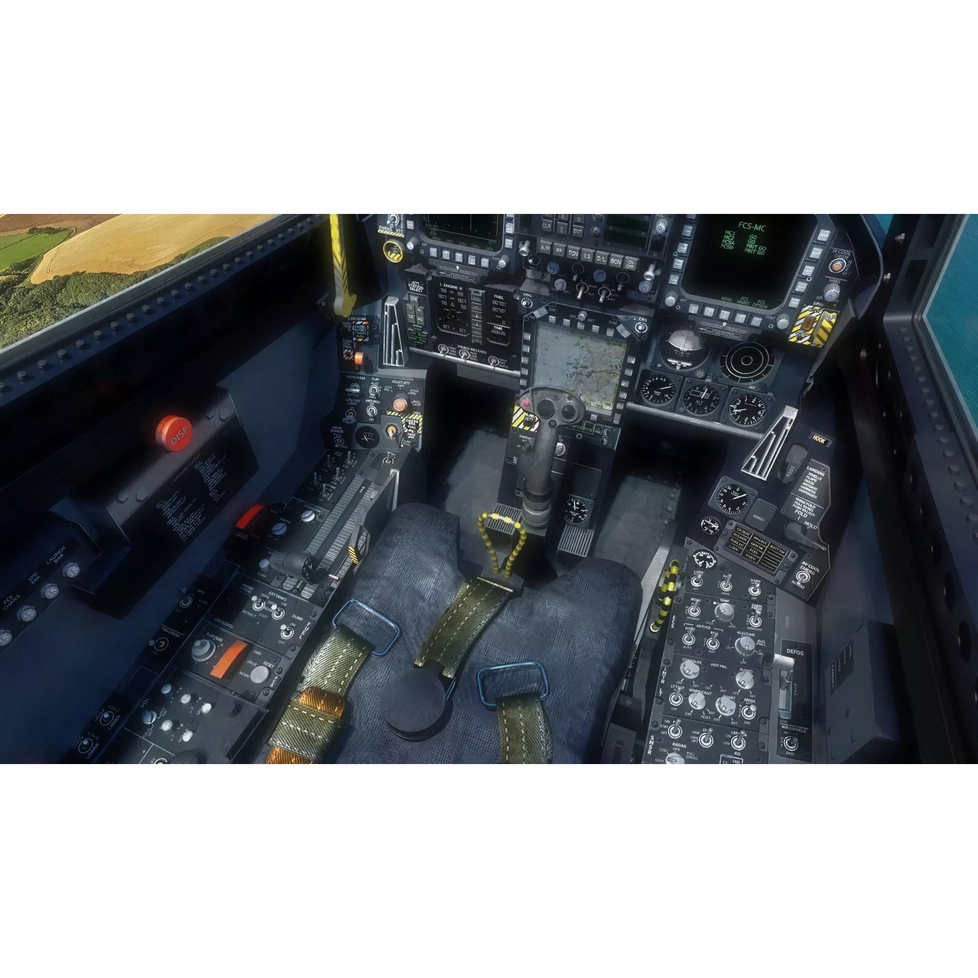 F18F Super Hornet - Low-Poly Game-Ready 3D Model - View 47