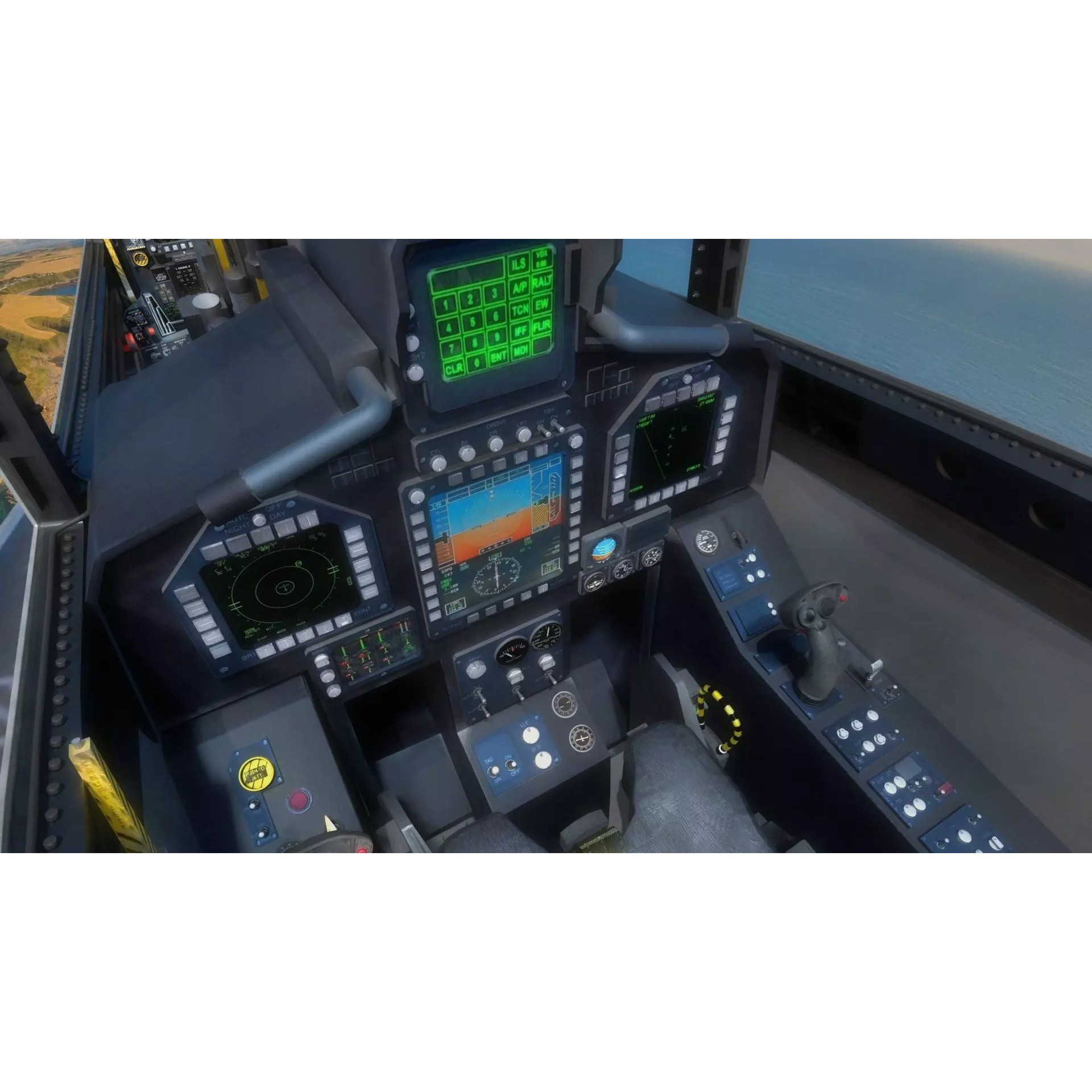 F18F Super Hornet - Low-Poly Game-Ready 3D Model - View 51