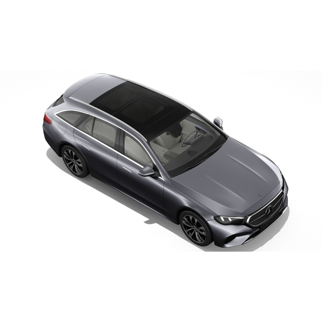 Mercedes-Benz E-Class Estate 2024 3D Model – High Poly Realistic Car Asset, FBX, Blender - View 10