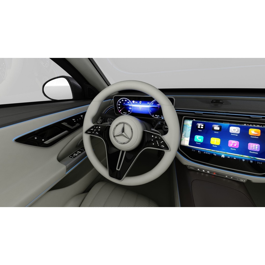 Mercedes-Benz E-Class Estate 2024 3D Model – High Poly Realistic Car Asset, FBX, Blender - View 17