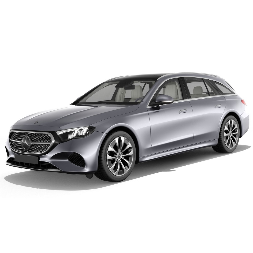 Mercedes-Benz E-Class Estate 2024 3D Model – High Poly Realistic Car Asset, FBX, Blender - View 3