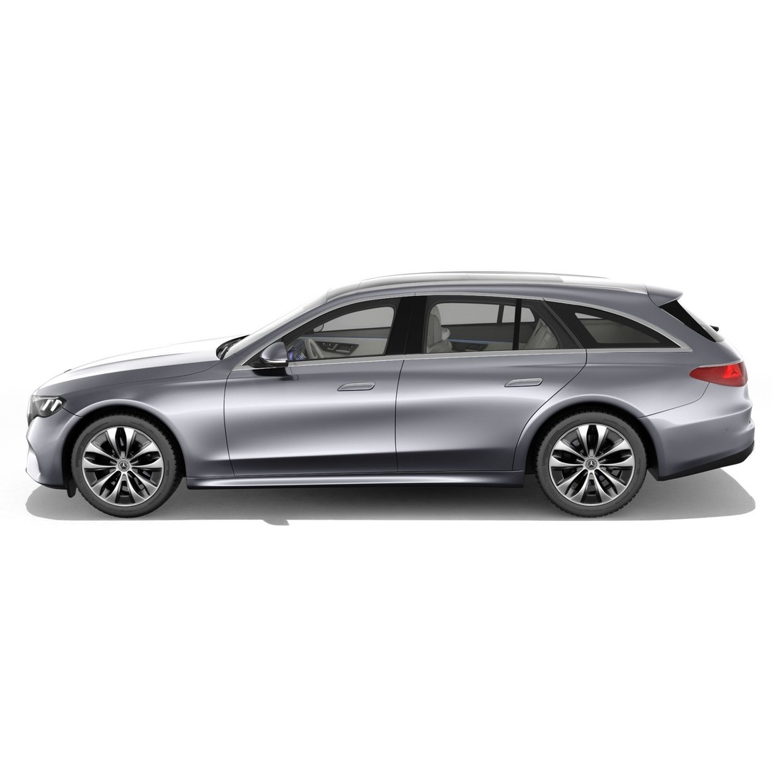 Mercedes-Benz E-Class Estate 2024 3D Model – High Poly Realistic Car Asset, FBX, Blender - View 5