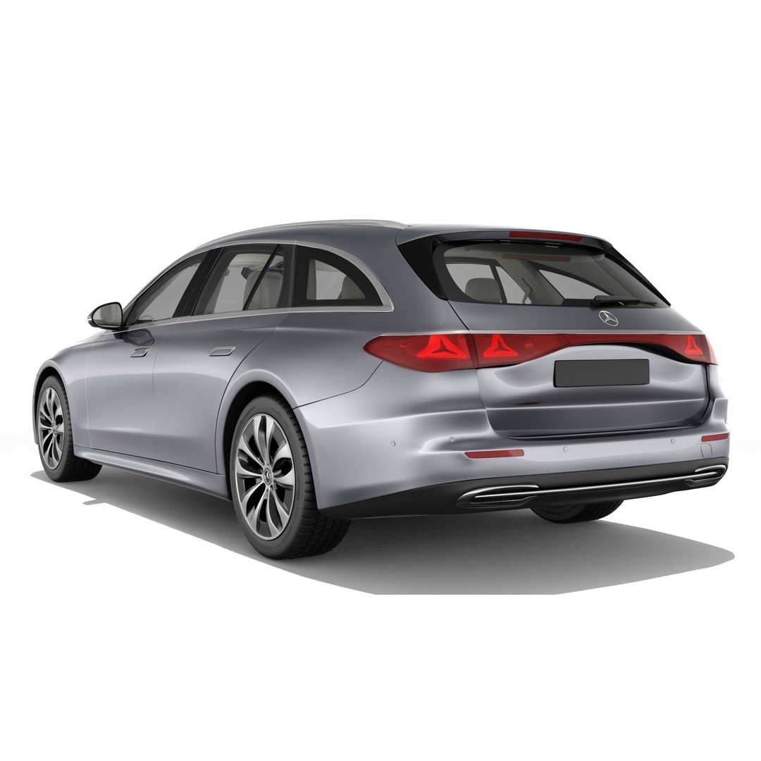 Mercedes-Benz E-Class Estate 2024 3D Model – High Poly Realistic Car Asset, FBX, Blender - View 6