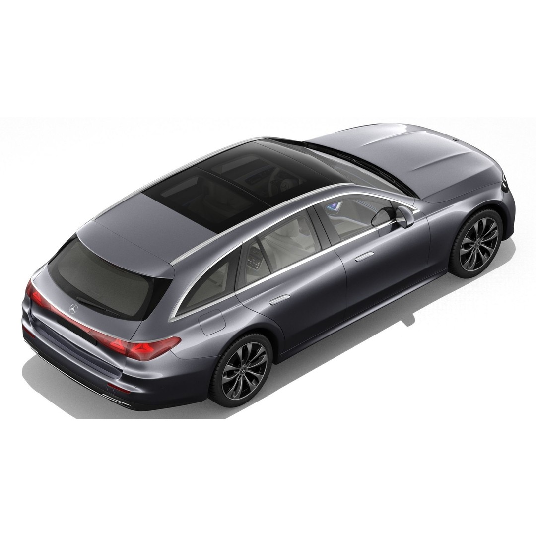 Mercedes-Benz E-Class Estate 2024 3D Model – High Poly Realistic Car Asset, FBX, Blender - View 8