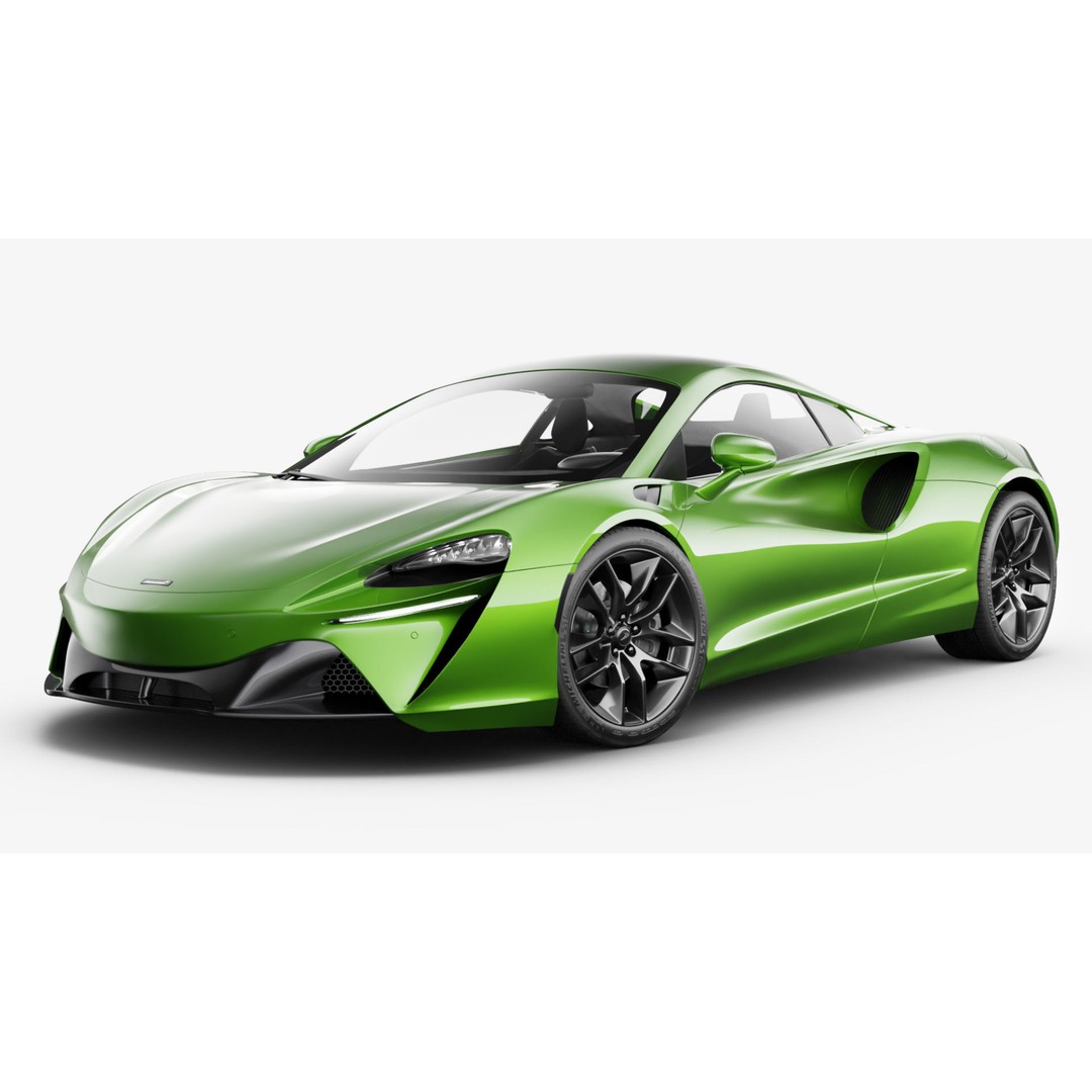 McLaren Artura 2022 3D Model – Detailed Luxury Car, Blender & FBX - View 10