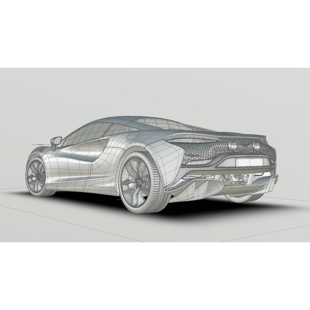 McLaren Artura 2022 3D Model – Detailed Luxury Car, Blender & FBX - View 12